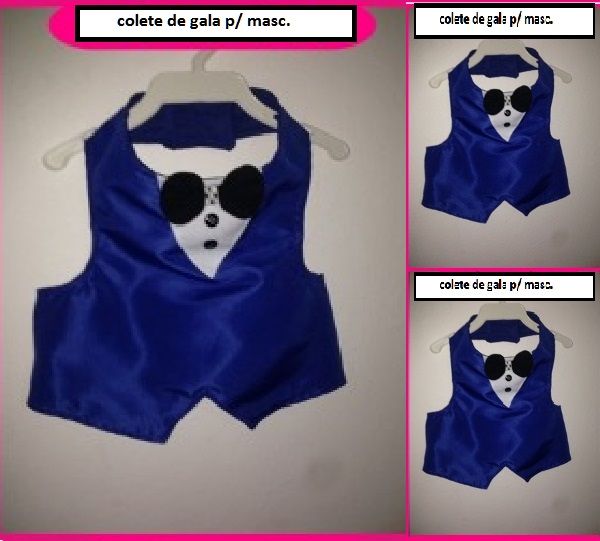 colete de gala p/ macho
