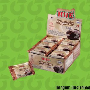 Doce de Brigadeiro Diet 25 Gramas Display 24Unid Hué