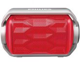 Caixa de Som Philips Portatil Wireless Vermelho USB 2.0 Bluetooth 4.0 2.8W RMS (BT2200R/00)