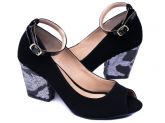 Sapato Peep Toe Feminino (Ref: SM33.557C)