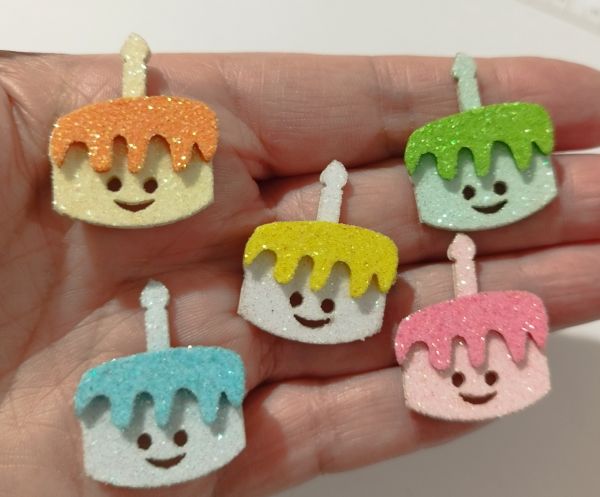 Bolo Colorido (60 Adesivos)