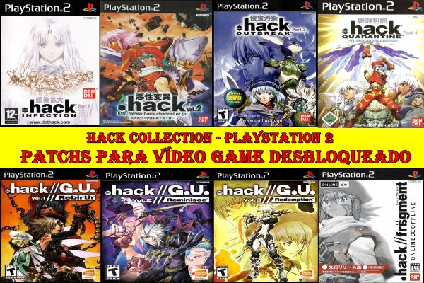 Kit Dot Hack Collection com 8 Jogos