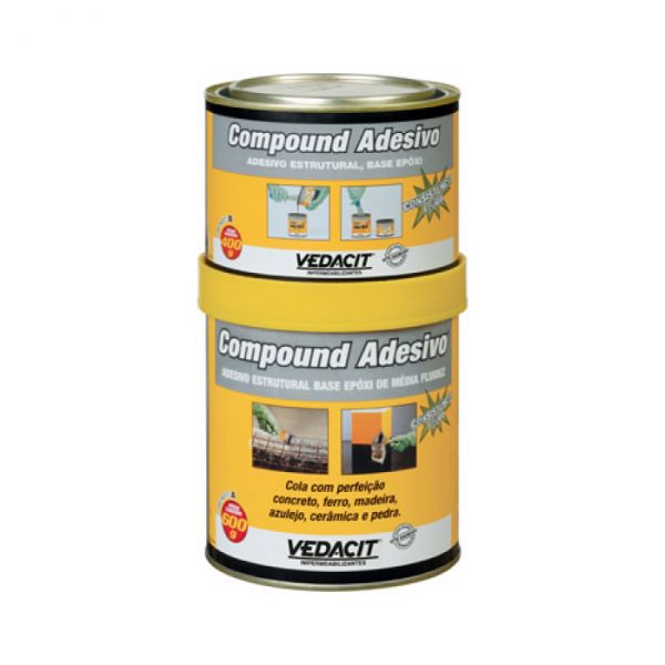 COMPOUND ADESIVO ESTRUTURAL BASE EPOXI A+B=1KG OTTO BAUMGAR