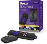 Roku Express - Streaming player Full HD. Transforma sua TV em Smart TV. Com controle remoto e cabo H