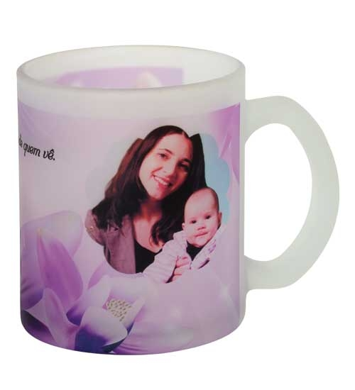 CANECA VIDRO JATEADO