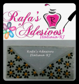 Adesivos artesanais para unhas tema flores