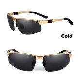 Óculos Masculino De Sol Escuro Polarizado Piloto Original