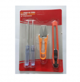 Kit De Ferramentas * Chave Fenda/estilete/tesoura*
