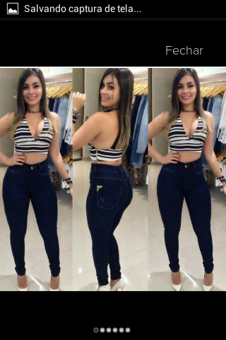 calça jeans cos alto