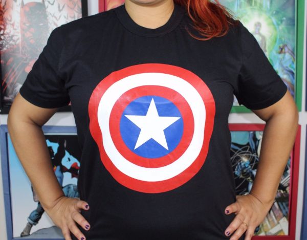 CAMISETA GEEK - CAPITÃO ROGERS
