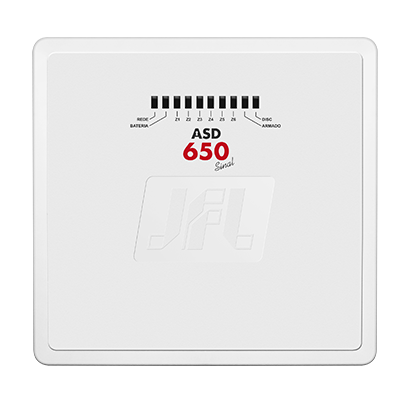 Central De Alarme Convencional Com 6 Zonas Asd-650 JFL