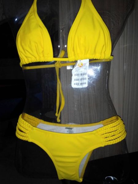bikini amarelo tamanho p