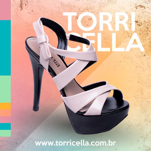 001-sandália Torricella meia pata plataforma casamento formatura festas