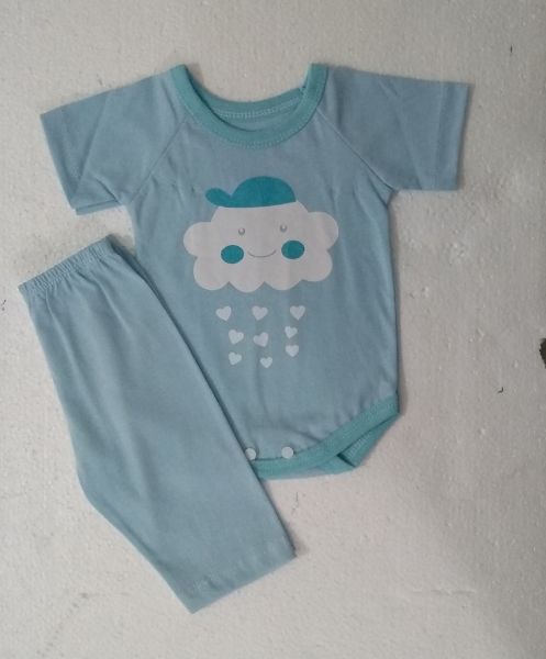 Conjunto Body com Calça Personagens - Nuvem - Tam. G