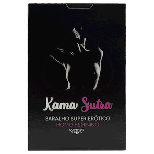 BARALHO KAMA SUTRA SUPER ERÓTICO LÉSBICA 55 CARTAS COPAG