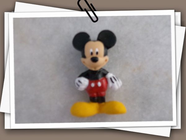 Mickey 3D Bipartido de corpo inteiro com 6cm