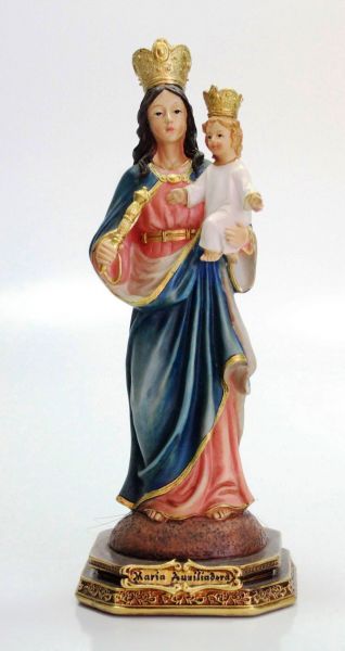 Imagem de nossa senhora Auxiliadora em resina