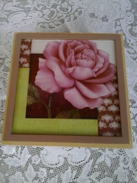 Caixa porta-treco Floral