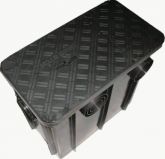 CAIXA GORDURA MALLTON 50LT PRETA GRANDE