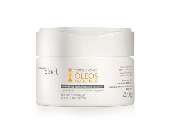 Máscara de Tratamento Nutrição e Brilho Plant - 250g