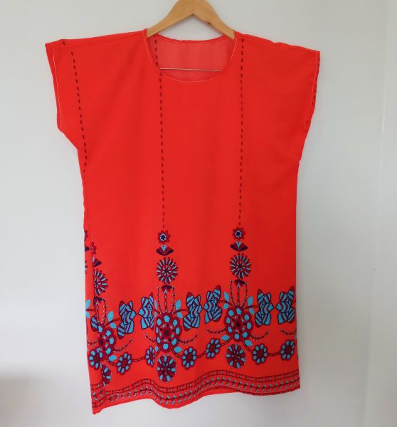 Vestido Feminino Tipo Bata