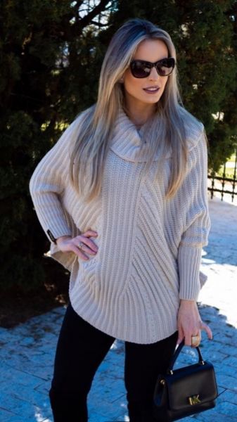 Tricot com gola