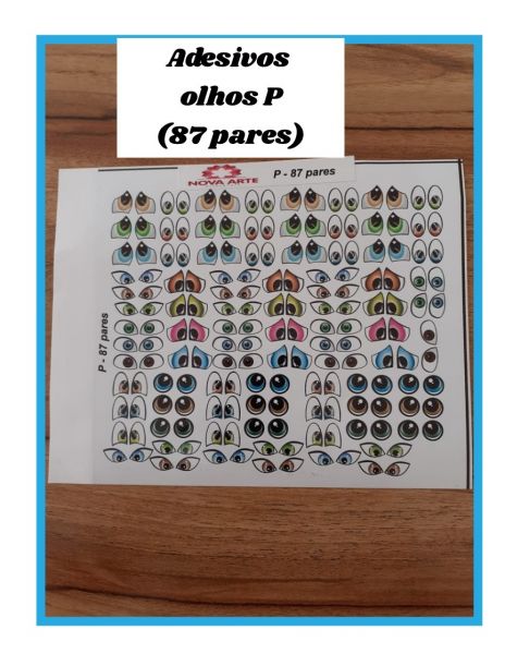 Olhos adesivos P