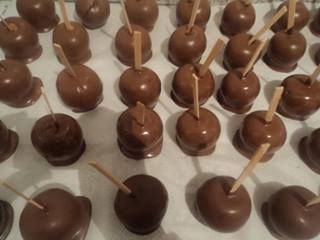 Maça Do Amor Chocolate