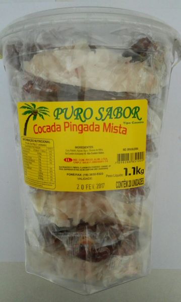 COCADA PINGADA MISTA PURO SABOR