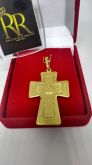 Pingente Cruz Catolica Santa Mini
