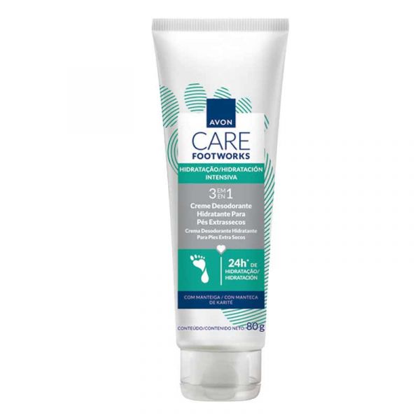 Care Footworks hidratante intensivo para pés extrassecos - 80g
