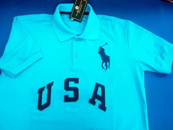 Polos masculinas na malha piquet extra luxo