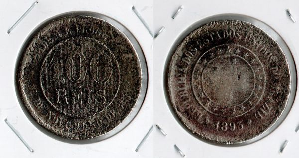 037-1 - 100 Réis 1893 - T iragem 3.589.000