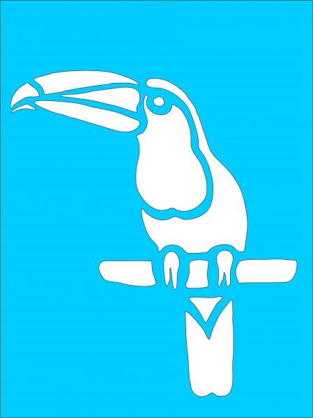 CÓD-ST11 STÊNCIL TUCANO 20X15