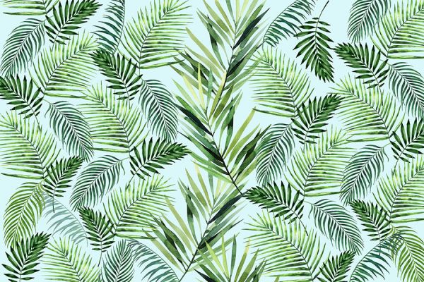 Papel de parede Folhagem Tropical