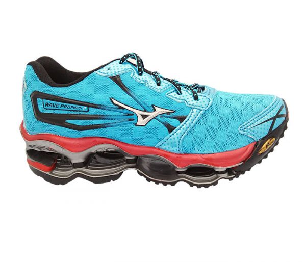 Tênis Mizuno Wave Prophecy 2 Azul e Vermelho MOD:10892