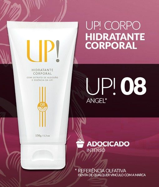 Hidratante Corporal UP! 08 – ANGEL – Feminino 150g