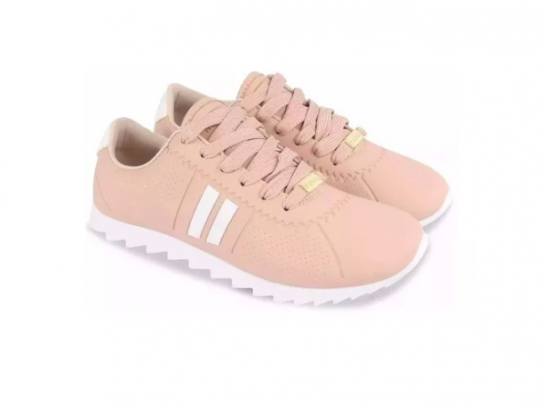 Barato, Promoção!!! Tênis Moleca Tratorado Rosa