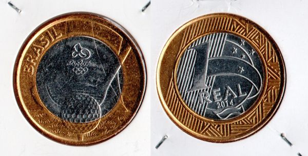 OLP564/2- Moeda Olimpica GOLFE