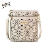 Bolsa Atravessada Angel Voices Cavada Em Couro PU Alta Qualidade