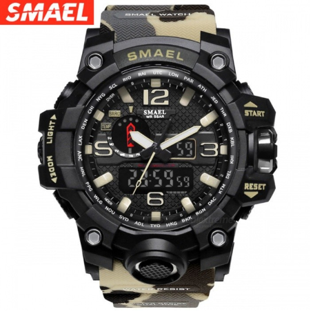 Relógio Mergulho 1545B 50M Wateproof Esporte Fitness