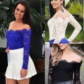 Primavera Verão Blusa e Saia