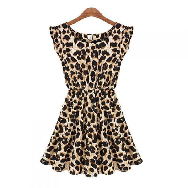 Leopard acima do joelho sem mangas541016S06