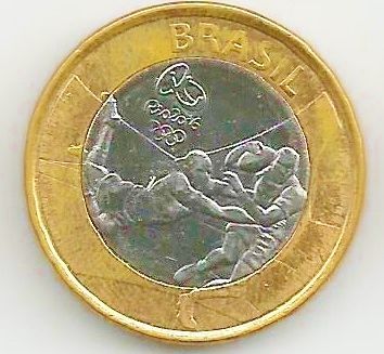 OLP569/1 - Moeda Olimpica RUGBY