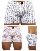Cueca Boxer 4 Agulhas Estampado