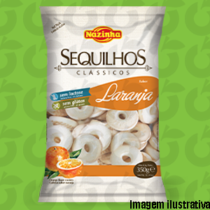 Sequilho de Laranja 350 Gramas Nazinha