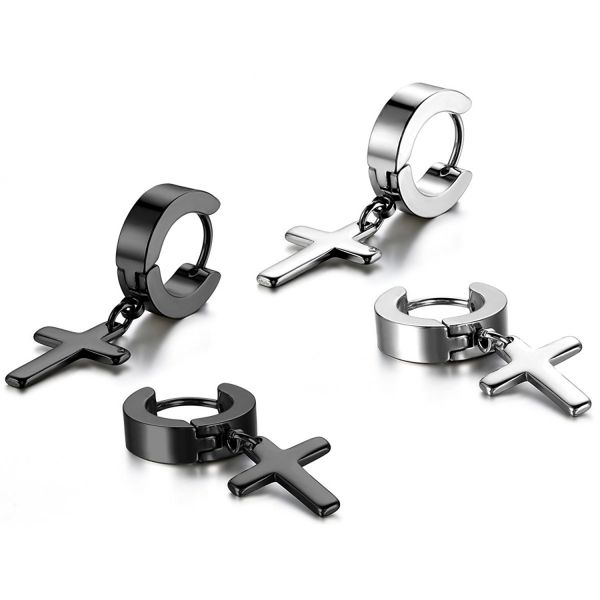 Brinco masculino Aço inoxidável