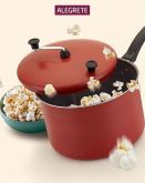 370422.Pipoqueira Enjoy Antiaderente 22cm 3,5L Vermelho Alegrete