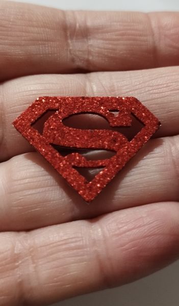 Superman Vermelho (72 Adesivos)