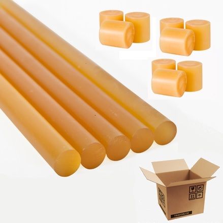 Bastão cola quente silicone amarela super forte 30cm 10 Und